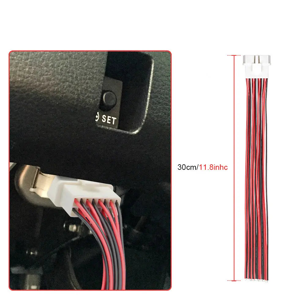 AsTools Universele 16 Pins OBD2 Poort Mannetje Met 16 Open Eindkabels 30 cm