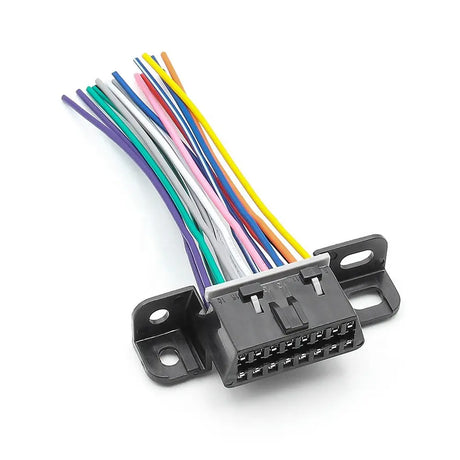 AsTools Universele 16 Pins OBD2 Poort Met 16 Open Eindkabels 10 cm