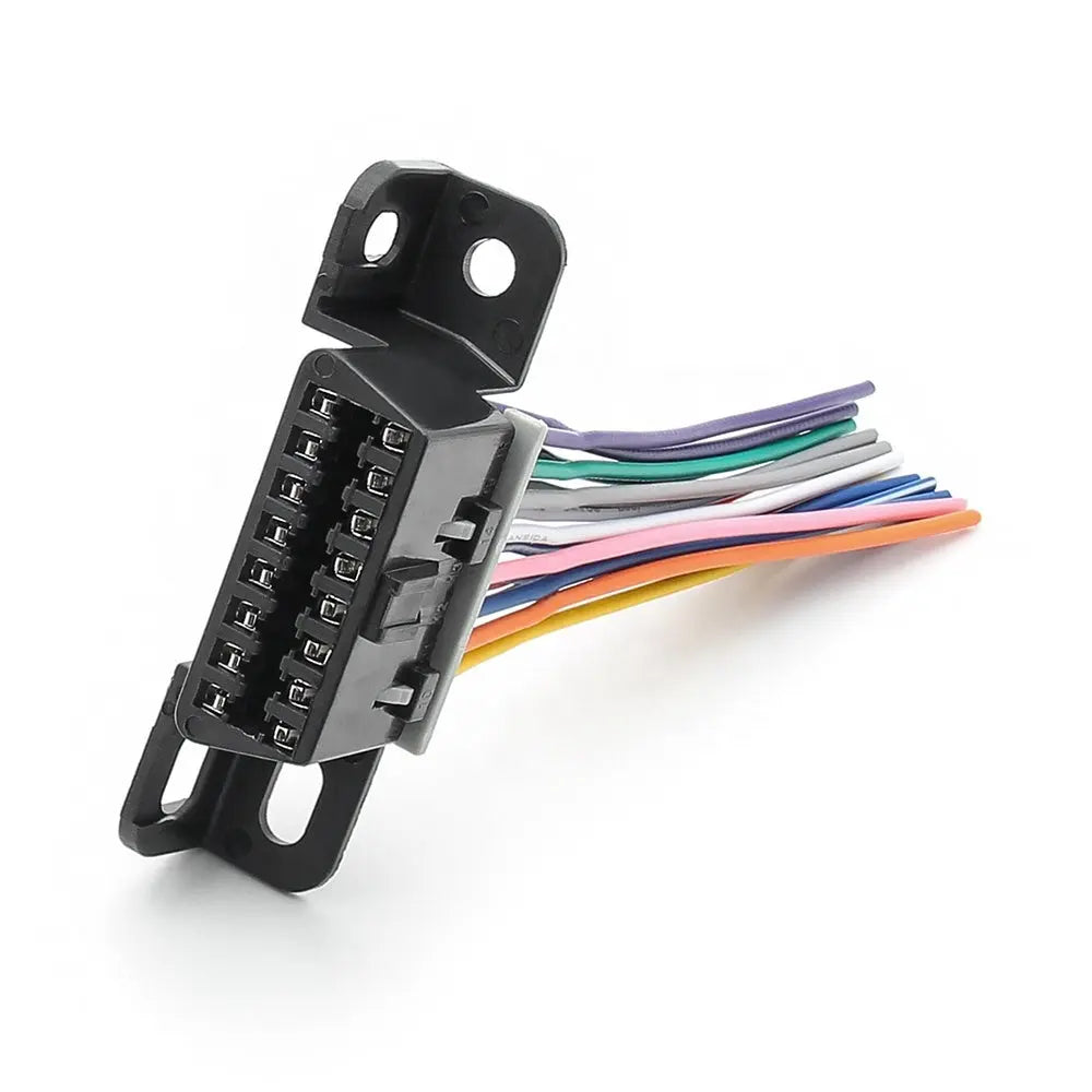 AsTools Universele 16 Pins OBD2 Poort Met 16 Open Eindkabels 10 cm