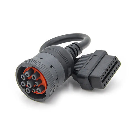 AsTools Universele 9 Pins J1939 - 16 Pins OBD2 Verloopkabel Bedrijfs- en Werkvoertuig