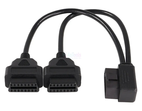 AsTools Universele Platte 16 Pins OBD2 Verleng- Splitterkabel 2-Delig 30 cm