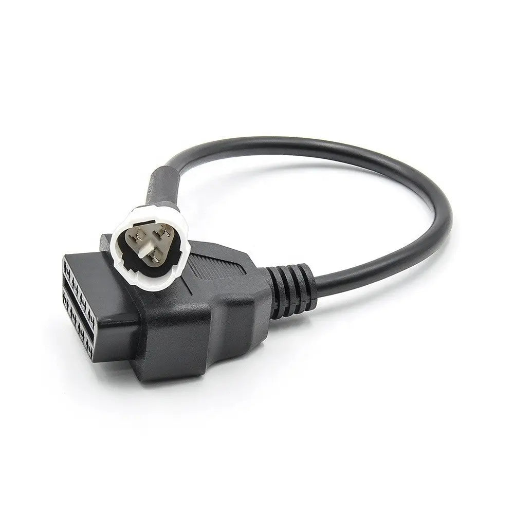 AsTools Yamaha 3 Pins OBD - 16 Pins OBD2 Verloopkabel Motorfiets