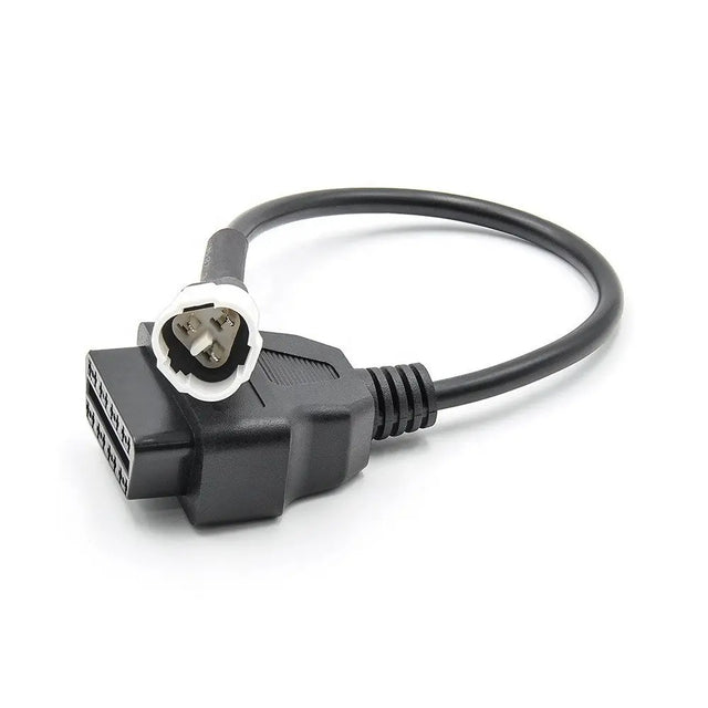 AsTools Yamaha 3 Pins OBD - 16 Pins OBD2 Verloopkabel Motorfiets