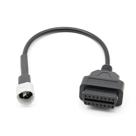 AsTools Yamaha 3 Pins OBD - 16 Pins OBD2 Verloopkabel Motorfiets