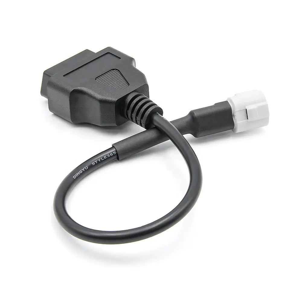 AsTools Yamaha 3 Pins OBD - 16 Pins OBD2 Verloopkabel Motorfiets