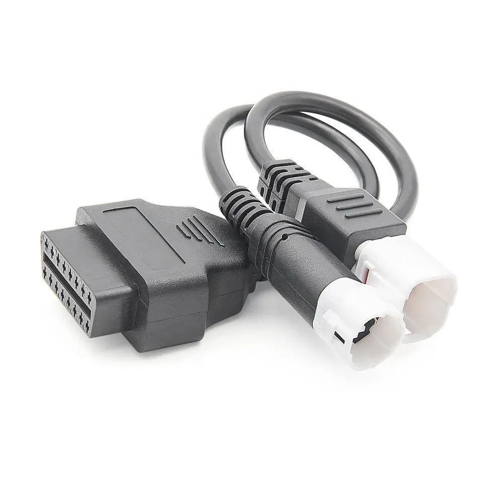AsTools Yamaha 3+4 Pins OBD - 16 Pins OBD2 Verloopkabel Motorfiets