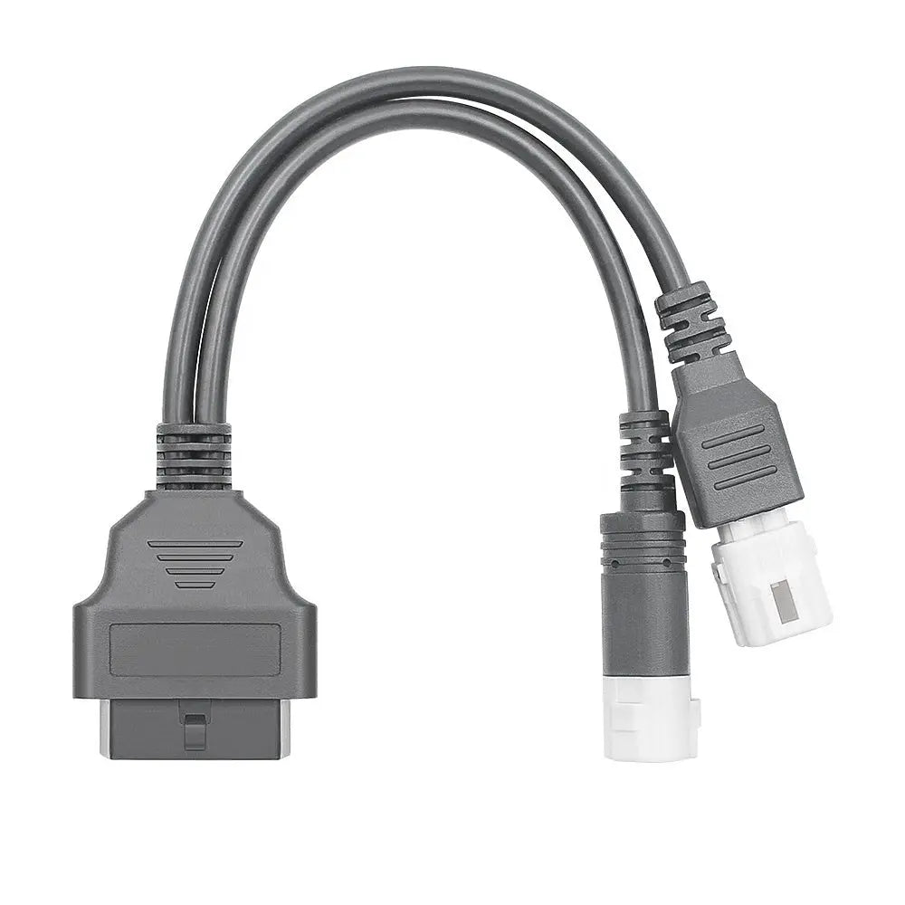AsTools Yamaha 3+4 Pins OBD - 16 Pins OBD2 Verloopkabel Motorfiets
