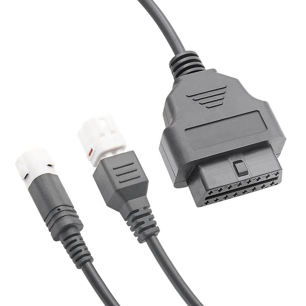 AsTools Yamaha 3+4 Pins OBD - 16 Pins OBD2 Verloopkabel Motorfiets