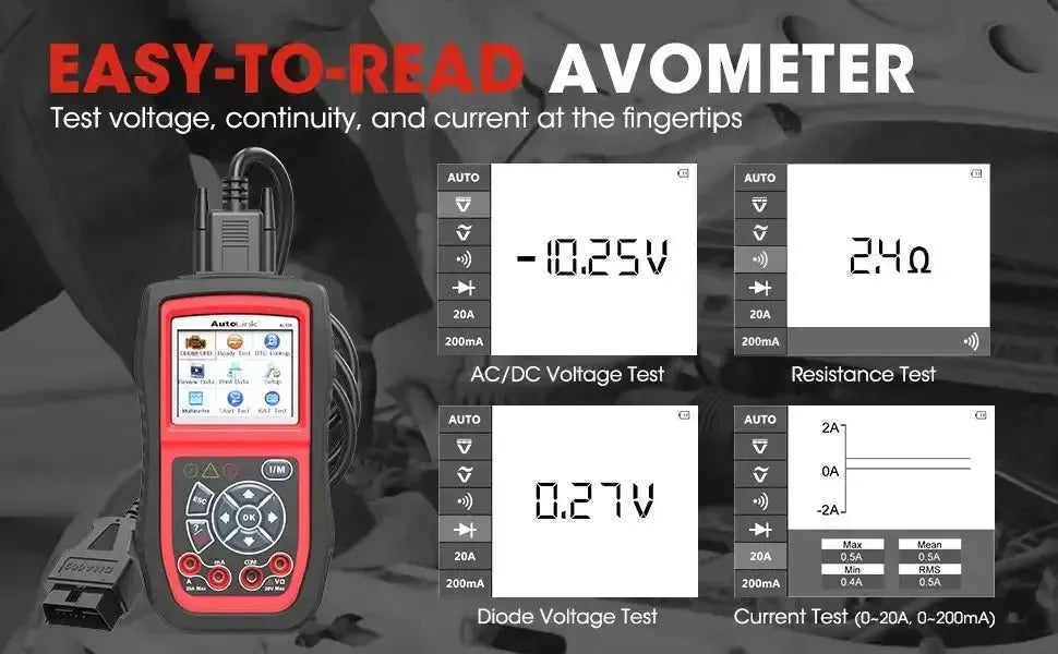 Autel AutoLink AL539B Lecteur de codes d'erreur/Multimètre