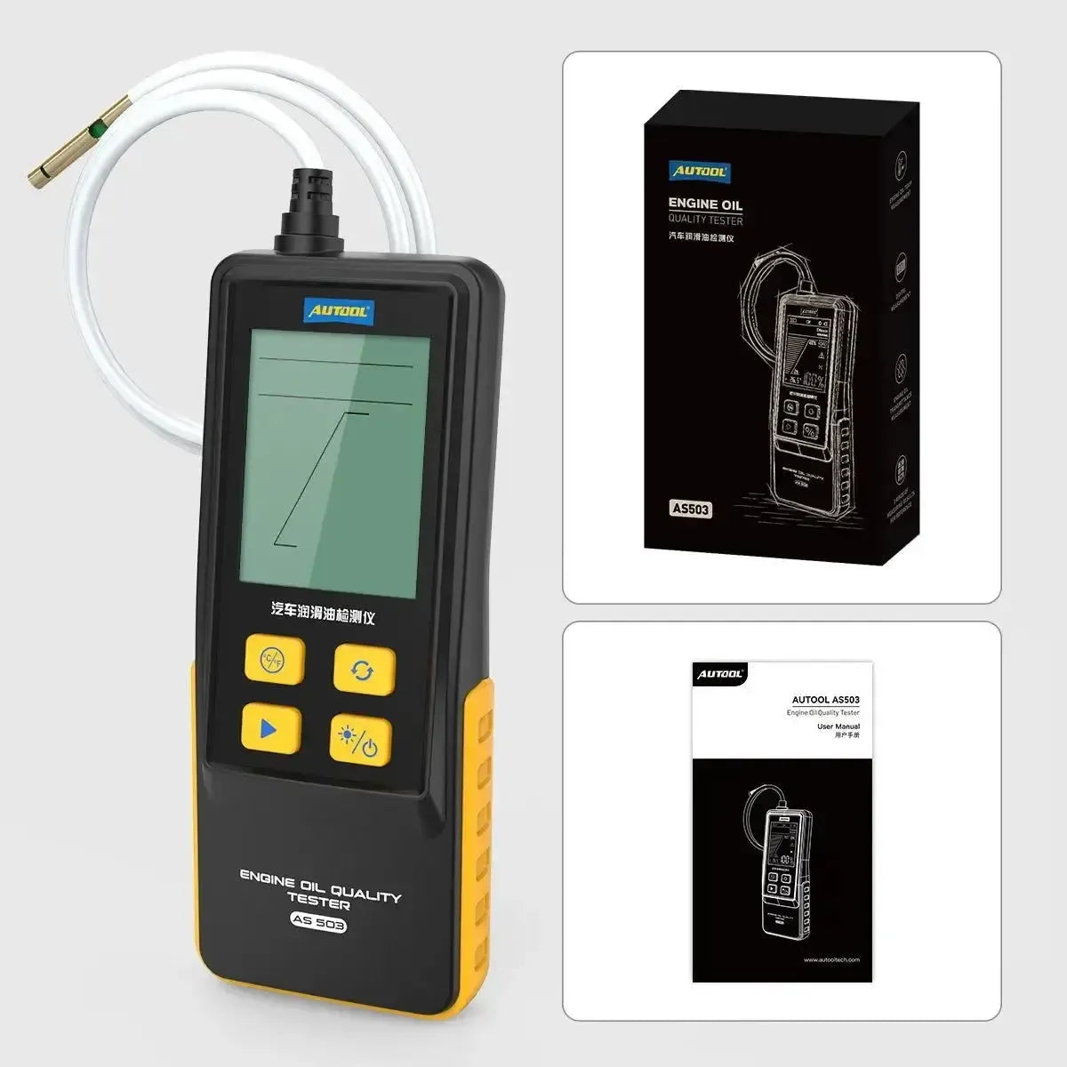 Autool AS503 Testeur d'huile moteur
