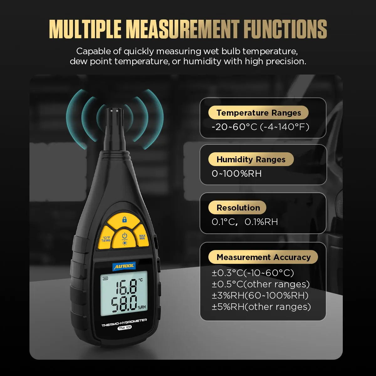 Autool Autool TM101 Thermo- Hygrometer