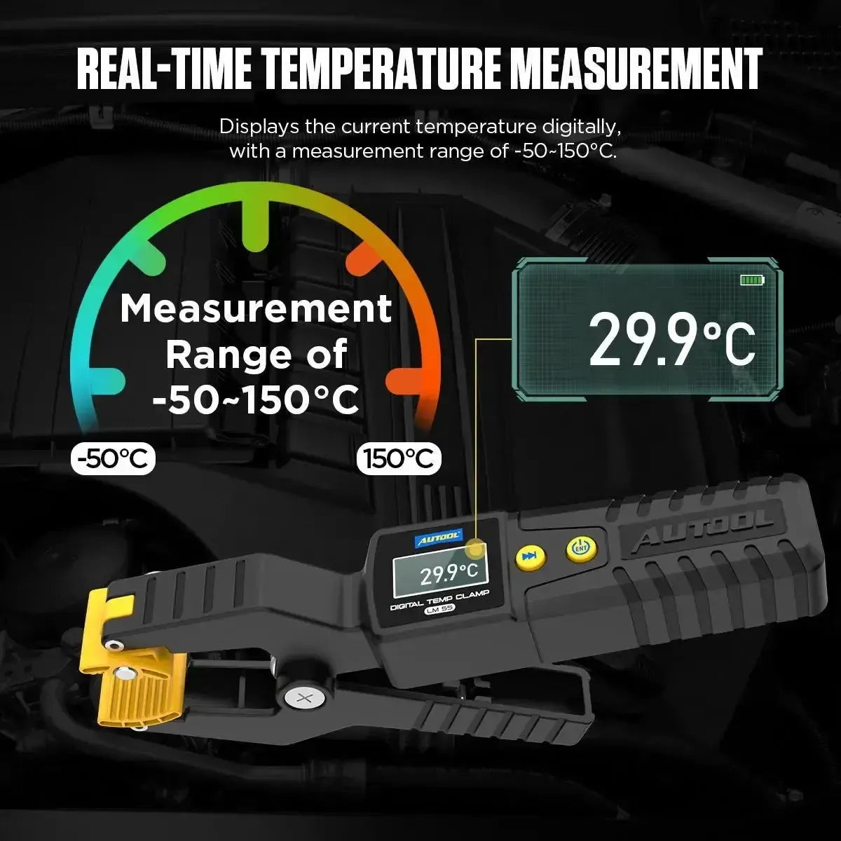 Autool LM55 HVAC Temperatuurklem