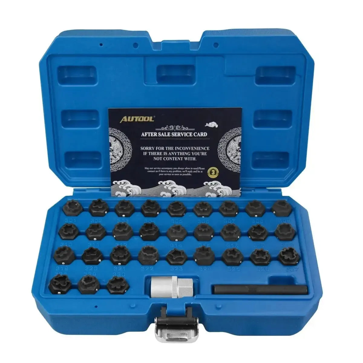 Autool Mercedes Boulon antivol Coffret de douilles 32 pièces