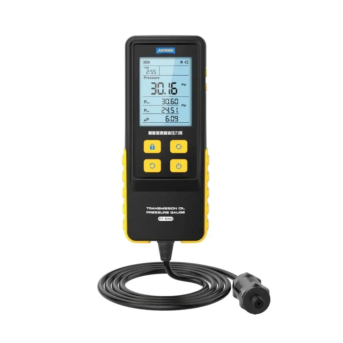 Testeur de pression d'huile de transmission Autool PT650