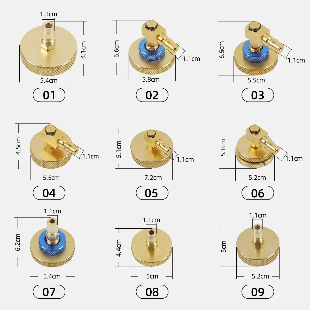 Autool Remvloeistofreservoir Adapters Set 17-Delig