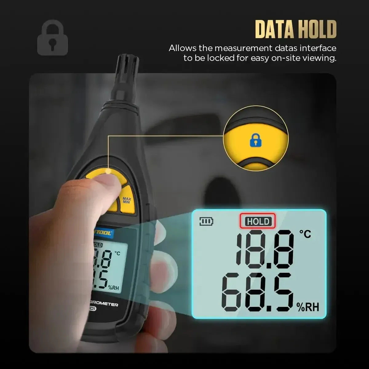 Autool TM101 Thermo- Hygromètre