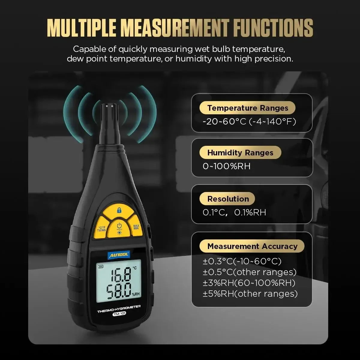 Autool TM101 Thermo- Hygromètre