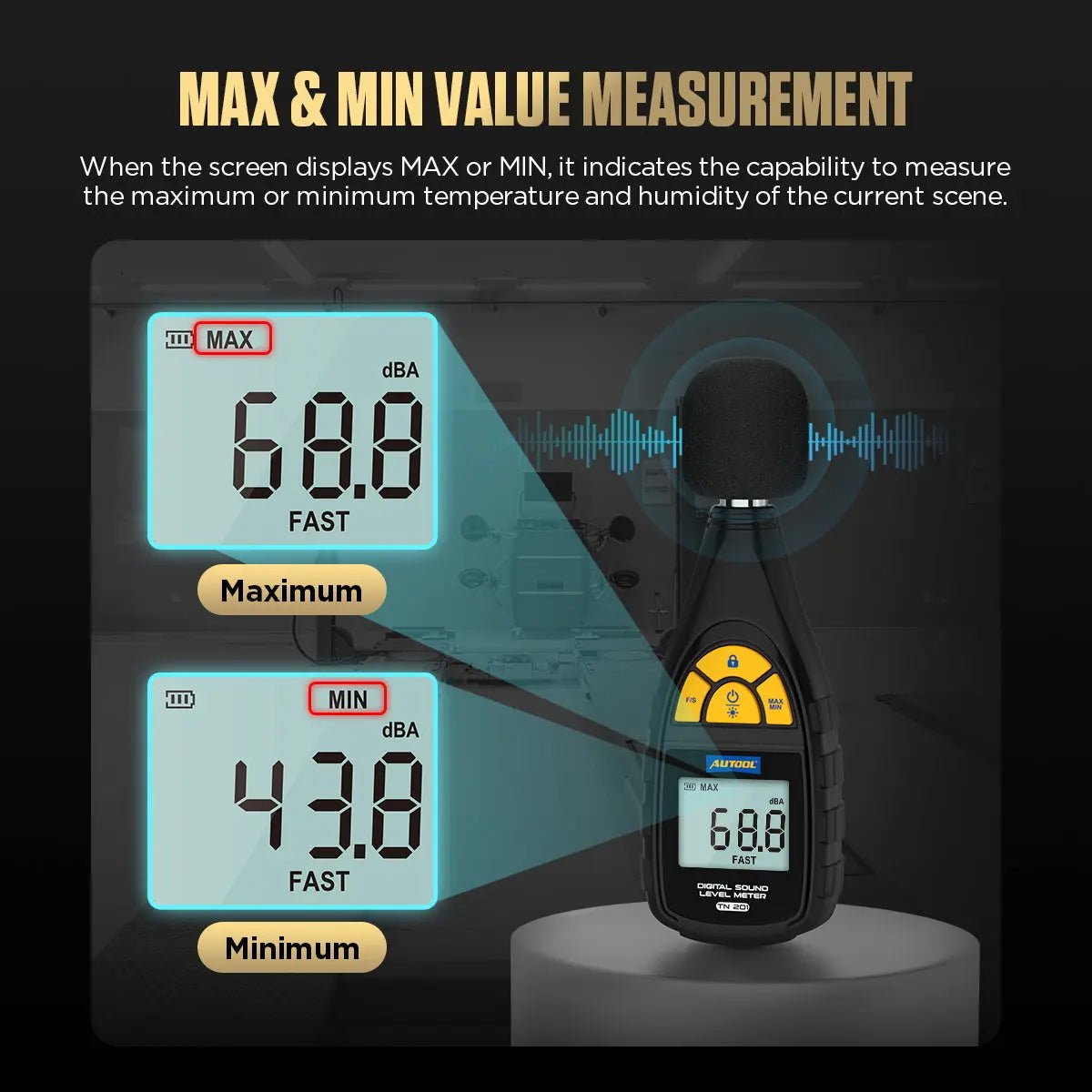 Autool TN201 Decibelmeter