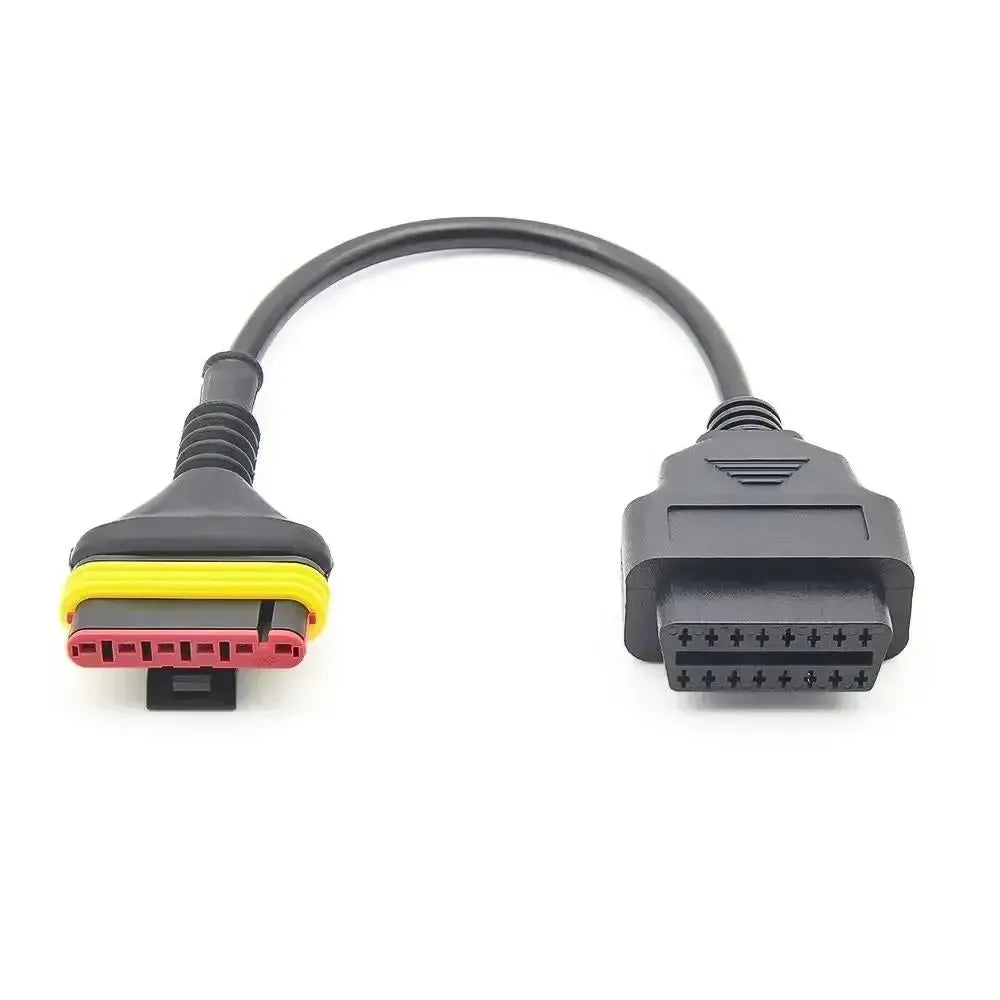 Câble adaptateur Benelli 6 broches vers 16 broches OBD2 – Moto