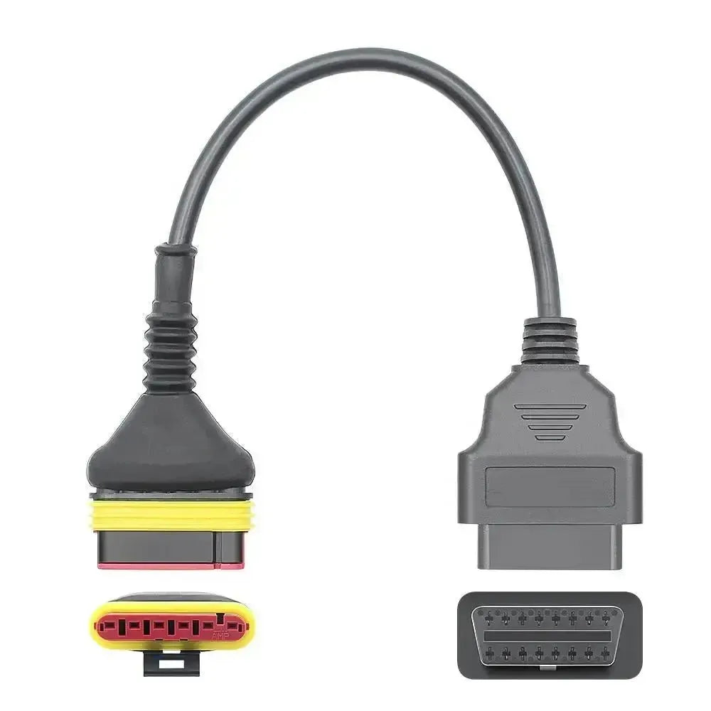 Câble adaptateur Benelli 6 broches vers 16 broches OBD2 – Moto