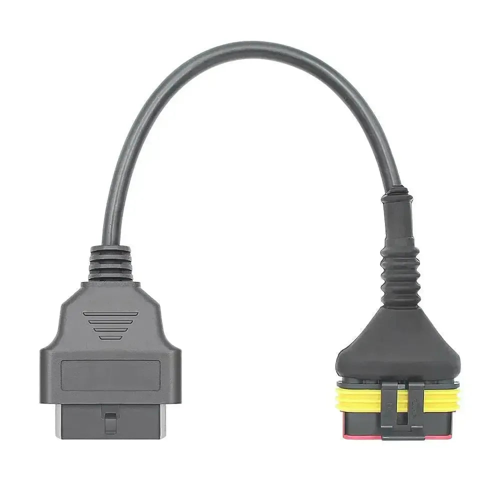 Câble adaptateur Benelli 6 broches vers 16 broches OBD2 – Moto
