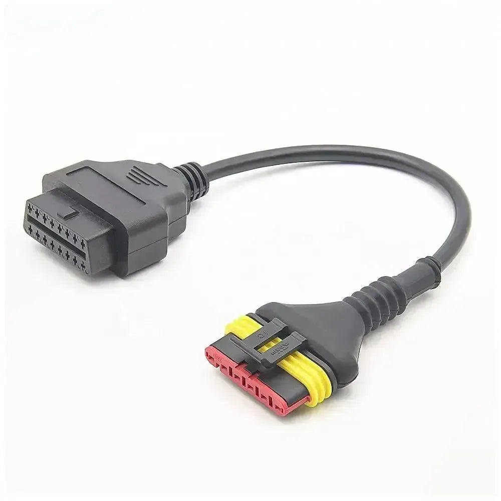 Câble adaptateur Benelli 6 broches vers 16 broches OBD2 – Moto