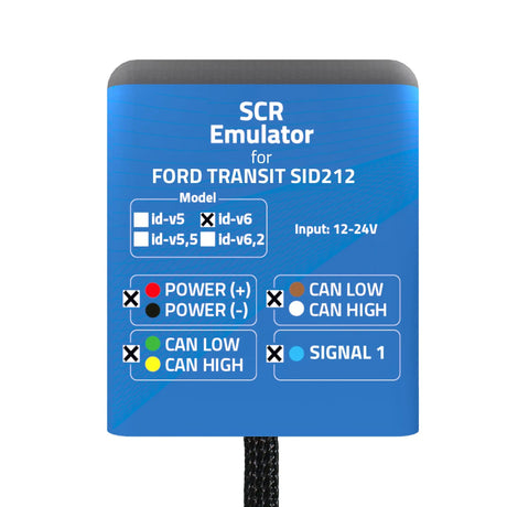 CAN-BUS EMULATOR Ford Transit AdBlue (SCR) Emulator (SID212) Bestelauto