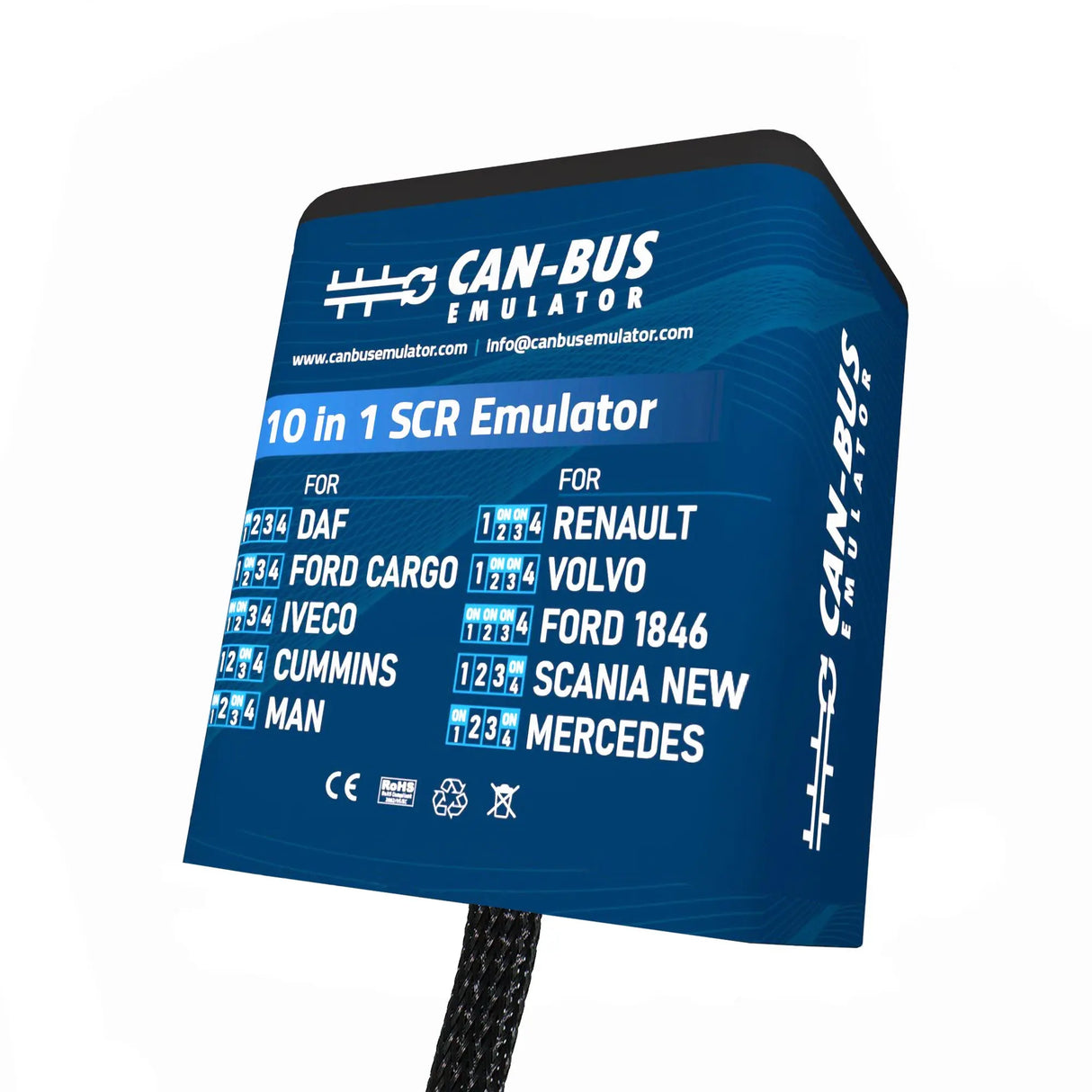 CAN-BUS EMULATOR Universele 10In1 AdBlue (SCR) Emulator Euro 5 Vrachtwagen
