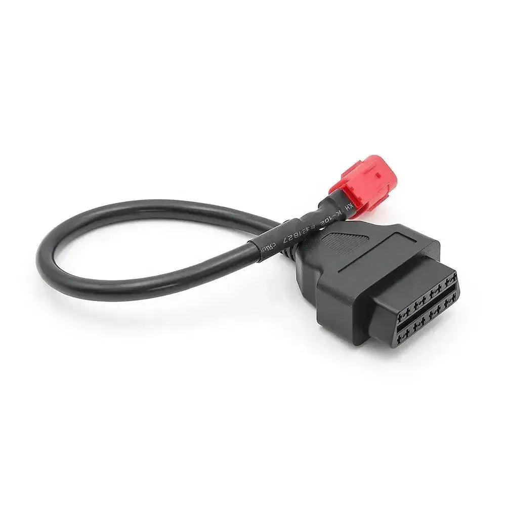 Câble adaptateur Euro-V 6 broches vers 16 broches OBD2 – Moto