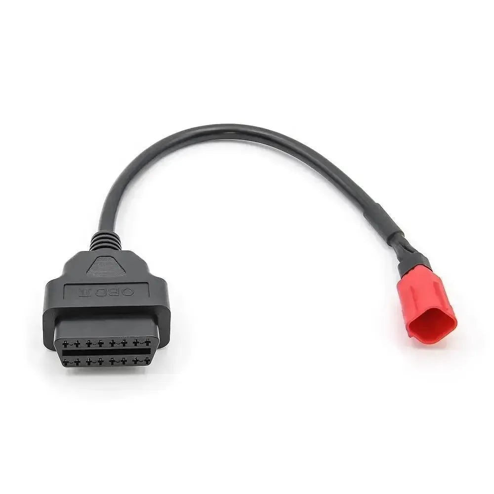 Câble adaptateur Euro-V 6 broches vers 16 broches OBD2 – Moto