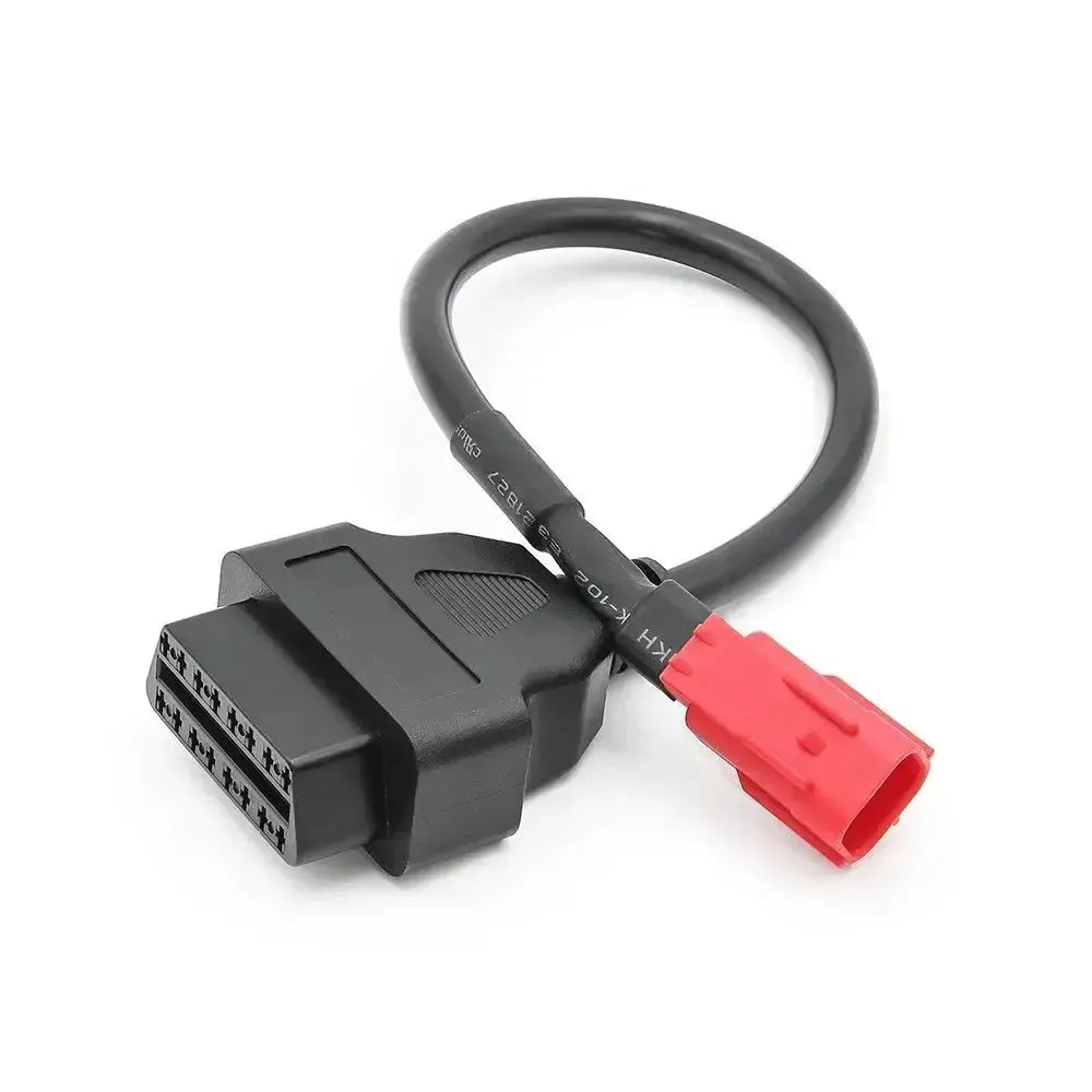 Câble adaptateur Euro-V 6 broches vers 16 broches OBD2 – Moto