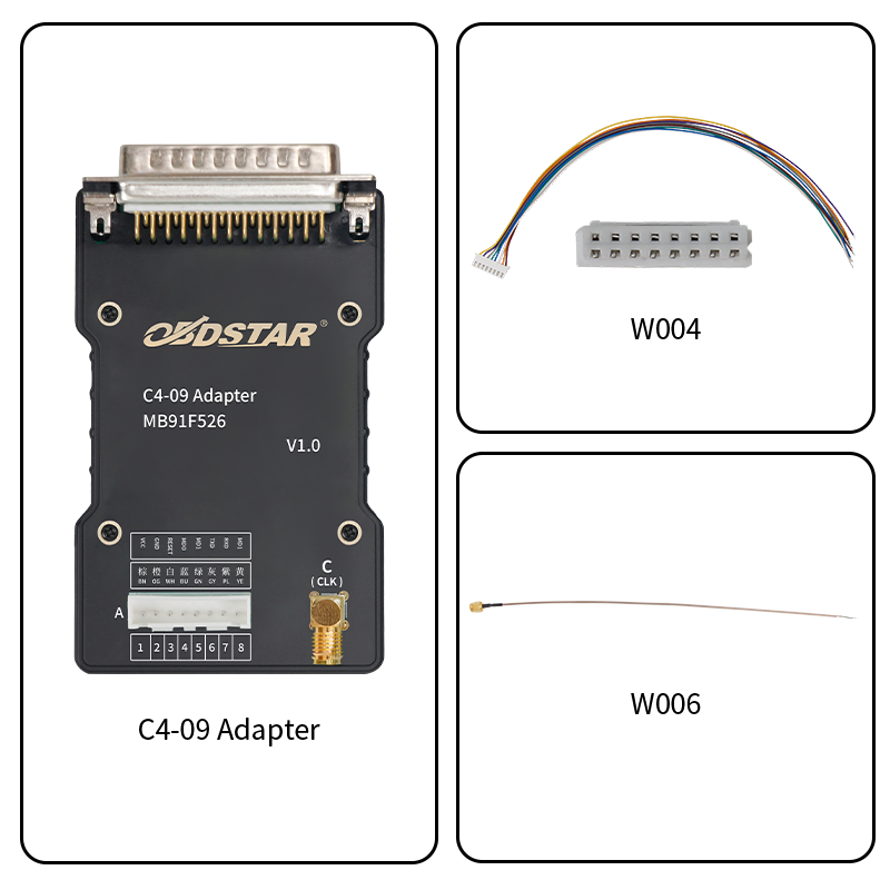 OBDSTAR (C4-09) | Kit d'adaptateur (MB91F526) | Accessoires