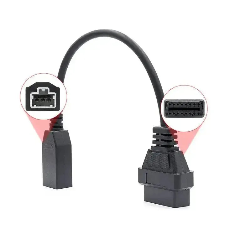 Câble adaptateur Honda 3 broches OBD1 vers 16 broches OBD2 – Voiture particulière