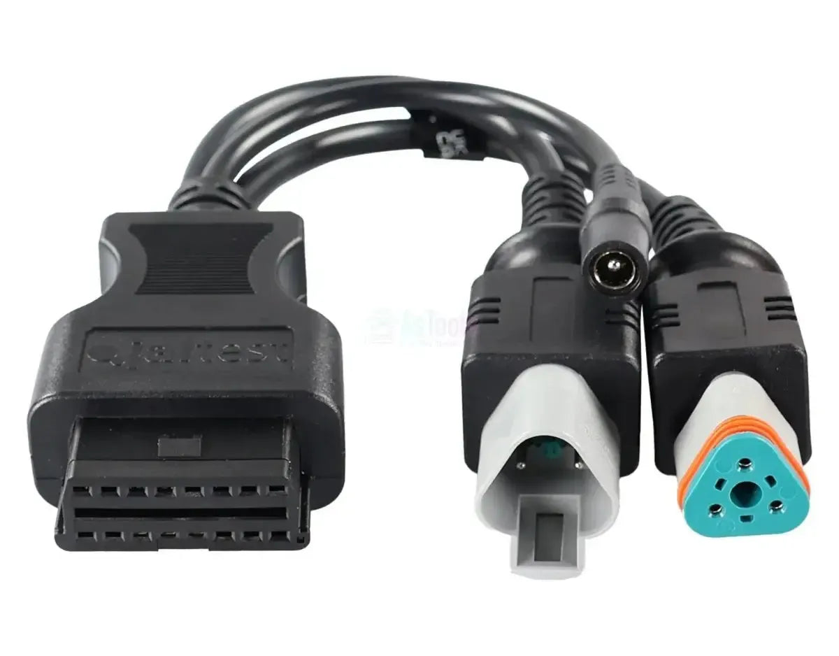 Jaltest (JDC216A9) | Câble adaptateur 3+3 broches J1939 - 16 broches OBD2 | Véhicule utilitaire et véhicule de travail