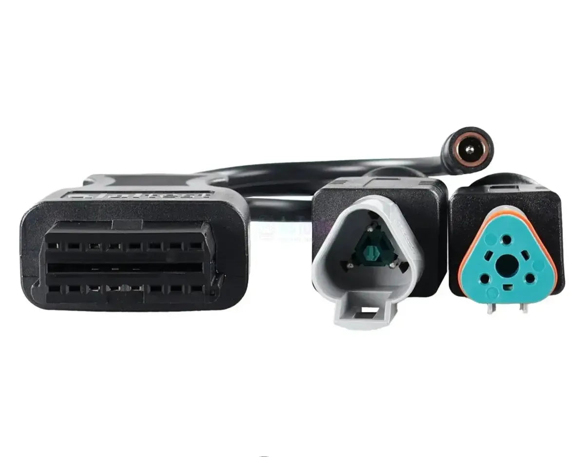 Jaltest (JDC216A9) | Câble adaptateur 3+3 broches J1939 - 16 broches OBD2 | Véhicule utilitaire et véhicule de travail