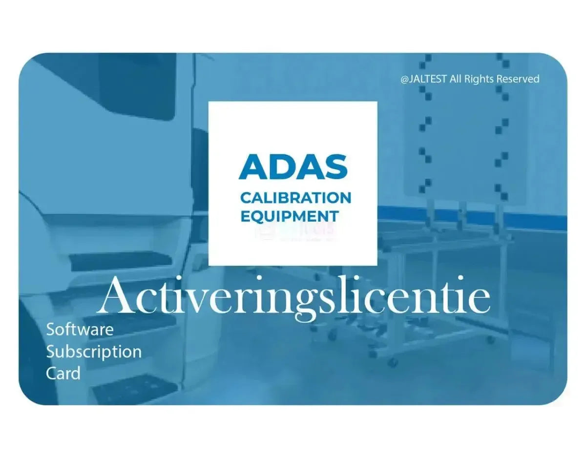 Jaltest (29786) | ADAS | Activation du logiciel