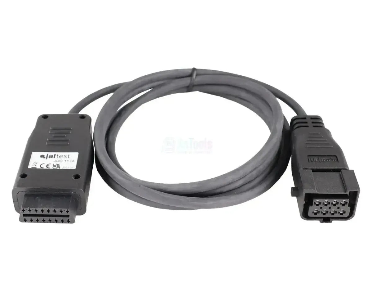Jaltest (JDC117A) | Cojali E-ABS 8 broches OBD - 16 broches OBD2 Câble adaptateur | Remorque