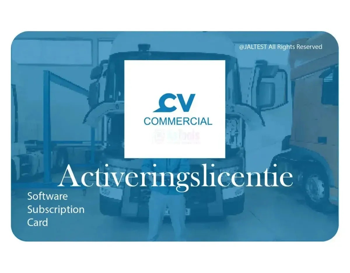 Jaltest (29303) | CV (Véhicules commerciaux) | Activation du logiciel