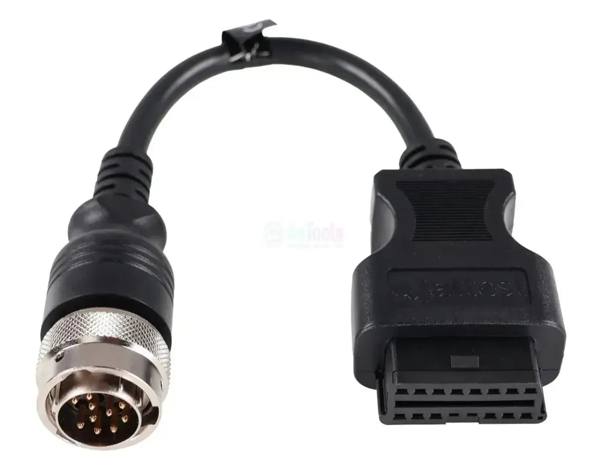 Jaltest (JDC504A) | Câble adaptateur Deutz 12 broches OBD – 16 broches OBD2 | Moteur à combustion