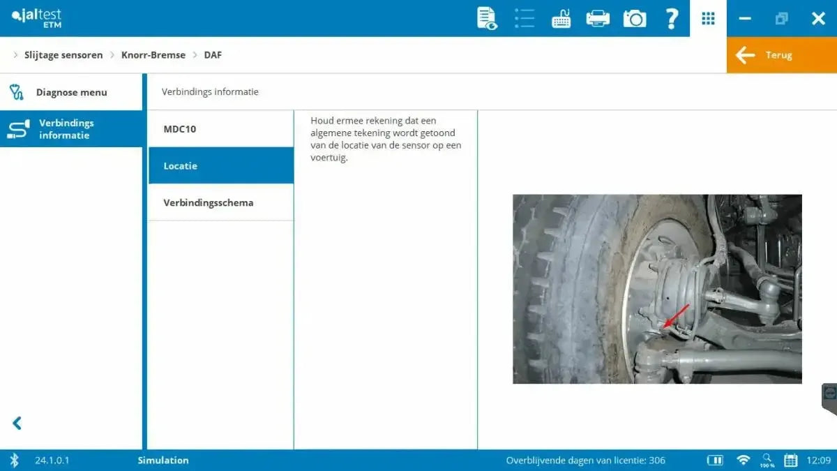 Câble d'interface Jaltest ETM V9