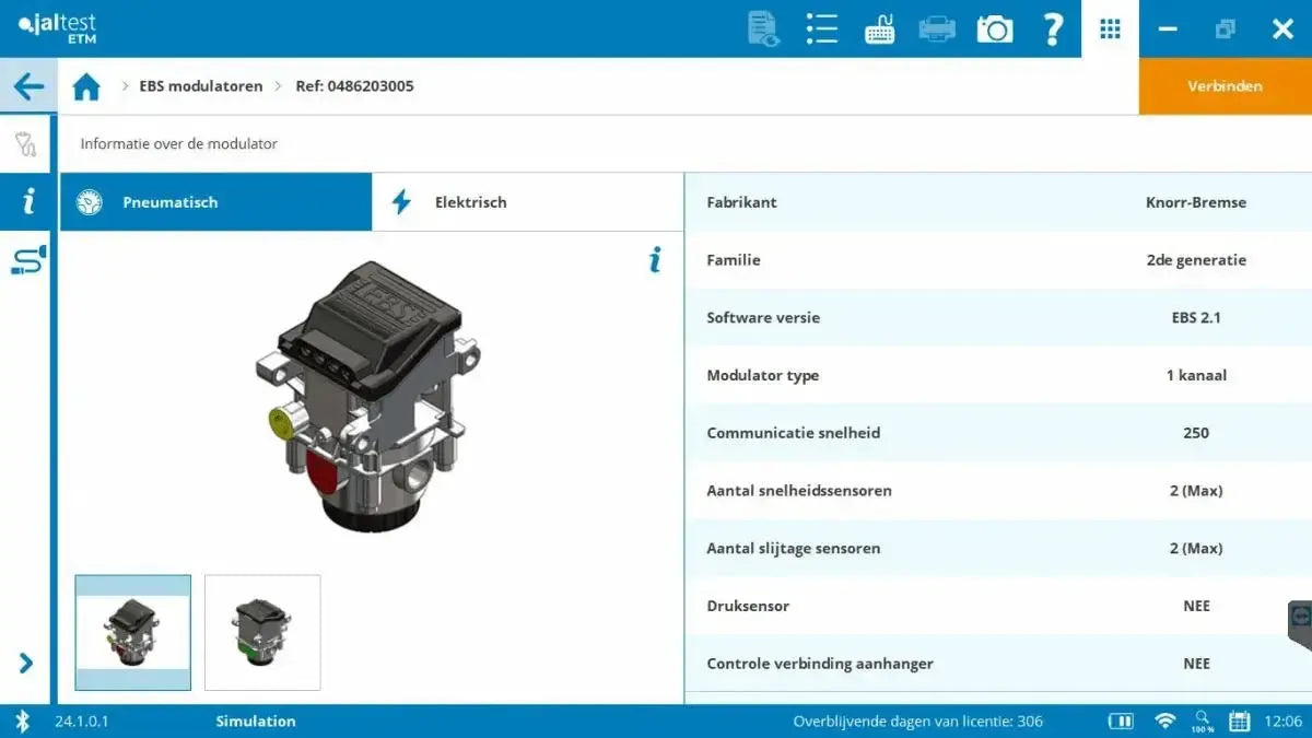 Câble d'interface Jaltest ETM V9