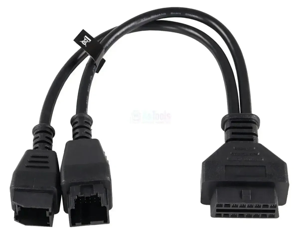 Jaltest (JDC406A) | FCA (SGW) 12+8 broches - 16 broches OBD2 Câble adaptateur | Voiture