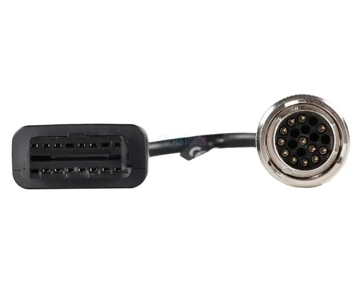 Jaltest (JDC526A) | FPT/Deutz Câble adaptateur 19 broches OBD - 16 broches OBD2 | Moteur à combustion