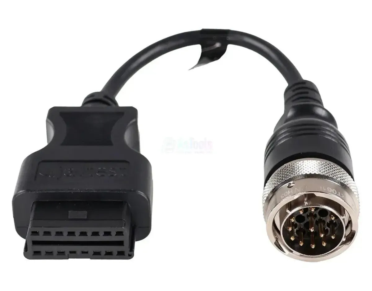 Jaltest (JDC526A) | FPT/Deutz Câble adaptateur 19 broches OBD - 16 broches OBD2 | Moteur à combustion