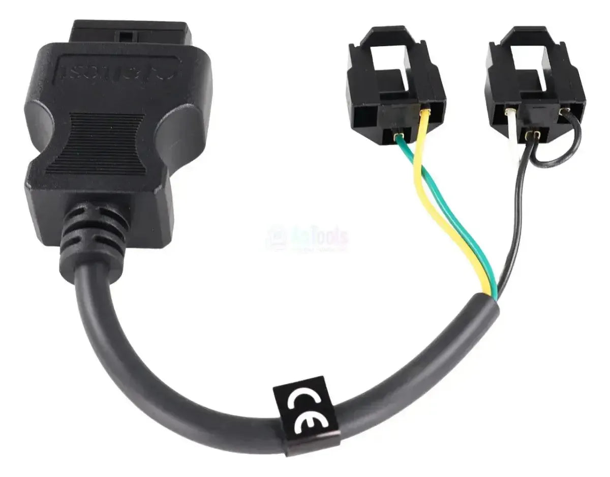 Jaltest (JDC101A) | Haldex ABS modulaire 3+3 broches OBD – 16 broches OBD2 Câble adaptateur | Remorque