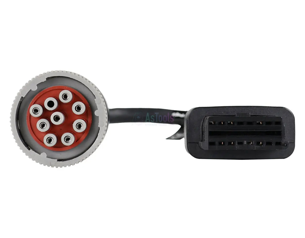 Jaltest Jaltest CAT/Perkins 9 Pins OBD - 16 Pins OBD2 Verloopkabel Verbrandingsmotor