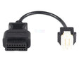 Jaltest Jaltest ZF Ecomat 9 Pins OBD - 16 Pins OBD2 Verloopkabel Autobus