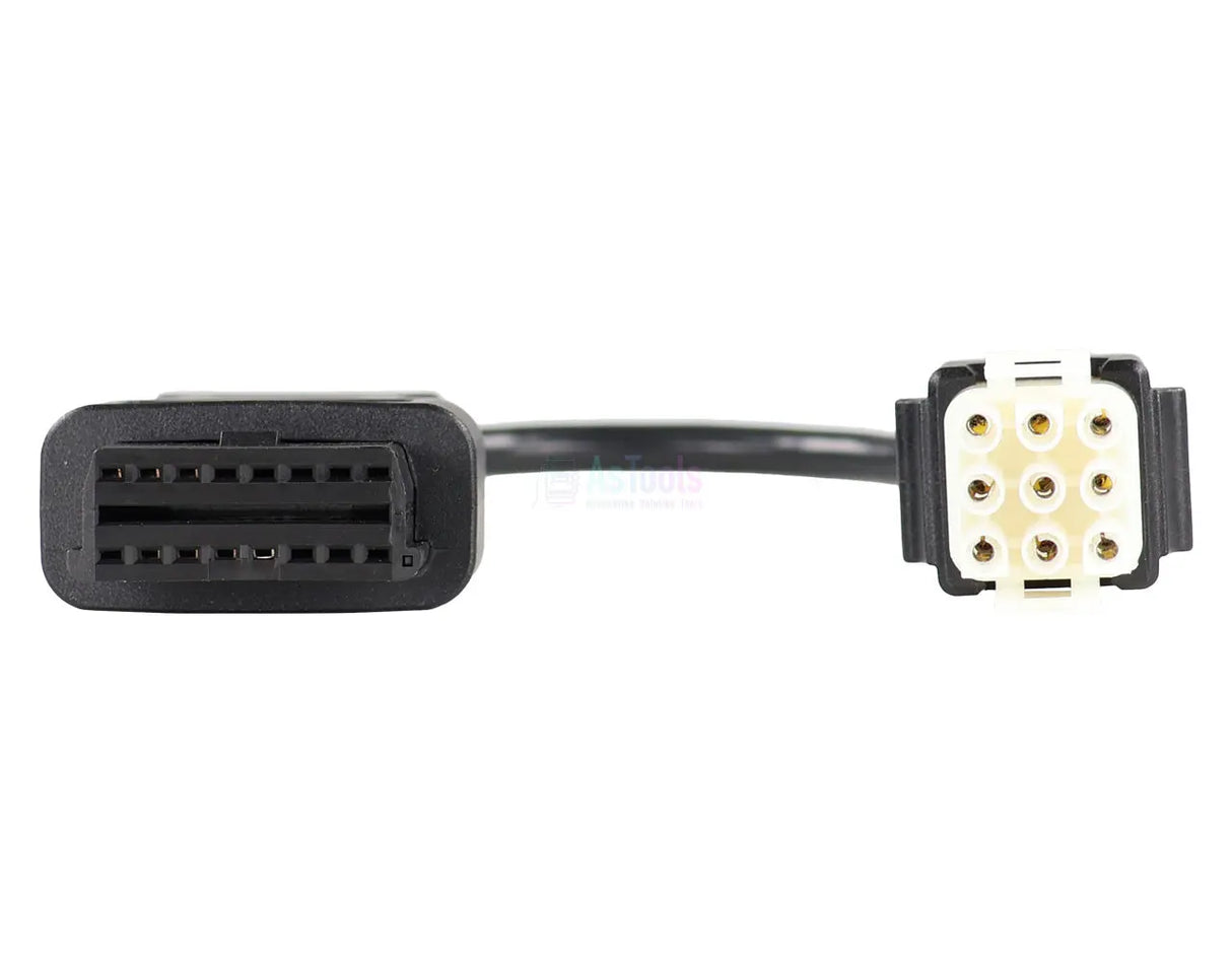 Jaltest Jaltest ZF Ecomat 9 Pins OBD - 16 Pins OBD2 Verloopkabel Autobus