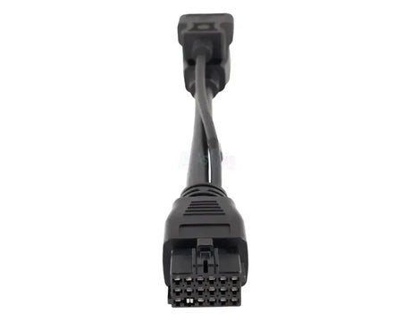 Jaltest (JDC305A) | Knorr-Bremse ABS 18+18 broches OBD - 16 broches OBD2 Câble adaptateur | Véhicule utilitaire