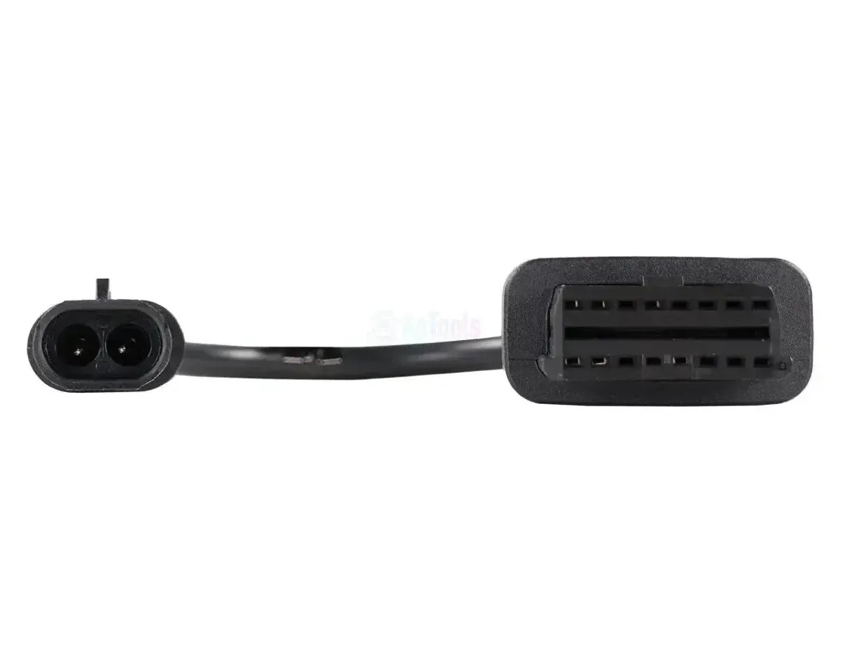 Jaltest (JDC614A) | Mercury 2 broches OBD – 16 broches OBD2 Câble adaptateur | Bateau à moteur